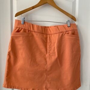 Chic Coral Mini Skort